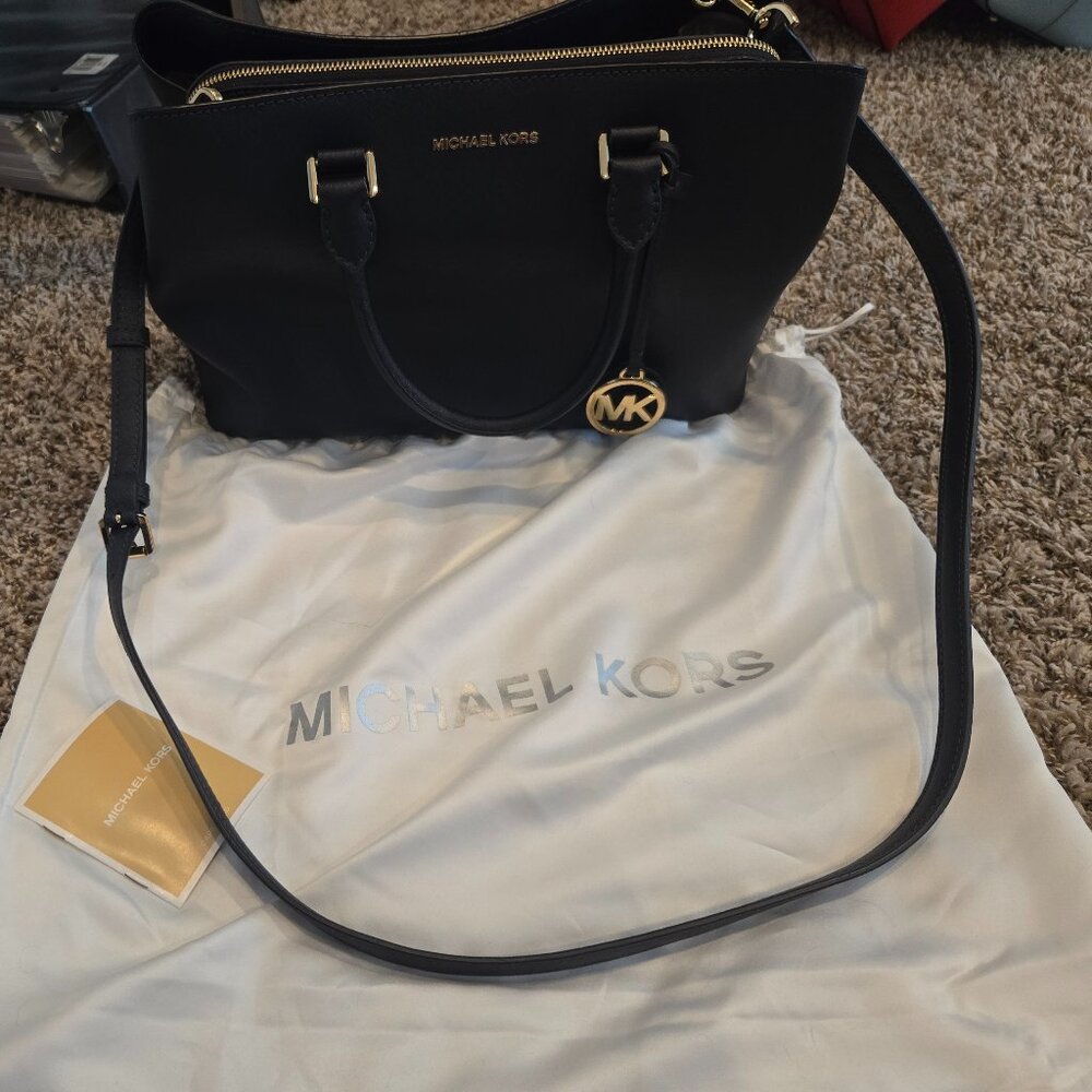 Navy Blue Michael Kors Purse
